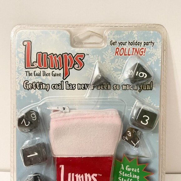 Lumps Coal Dice Game Family Party Travel Zip Stocking 8 Dice - Picture 3 of 15
